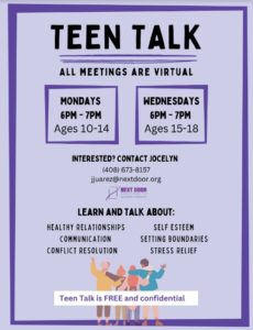 Teen Talk Flyer 2023
