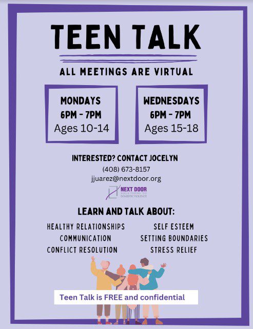 Teen Talk Flyer 2023 Teen Talk Flyer 2023